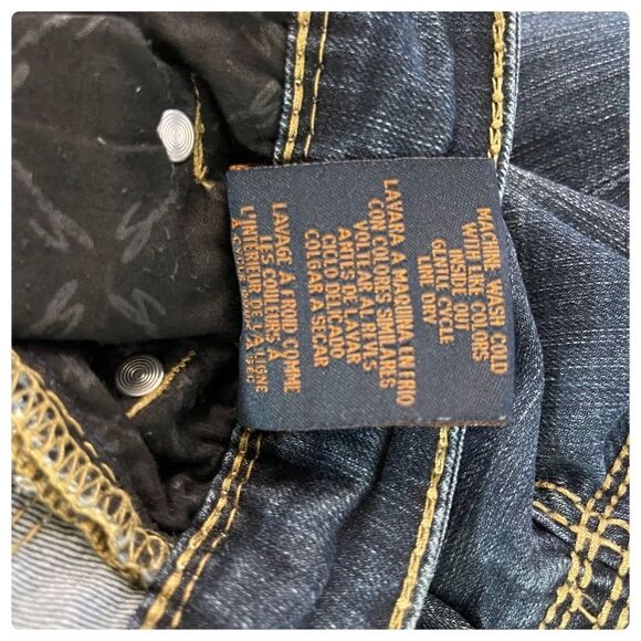 SEVEN7 Baby Bootcut Embellished Studded Jeans - Picture 9 of 9